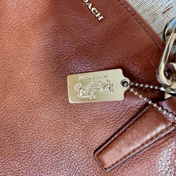 COACH Madison Leather East/West Brown Tote (Retired) - Picture 13 of 15